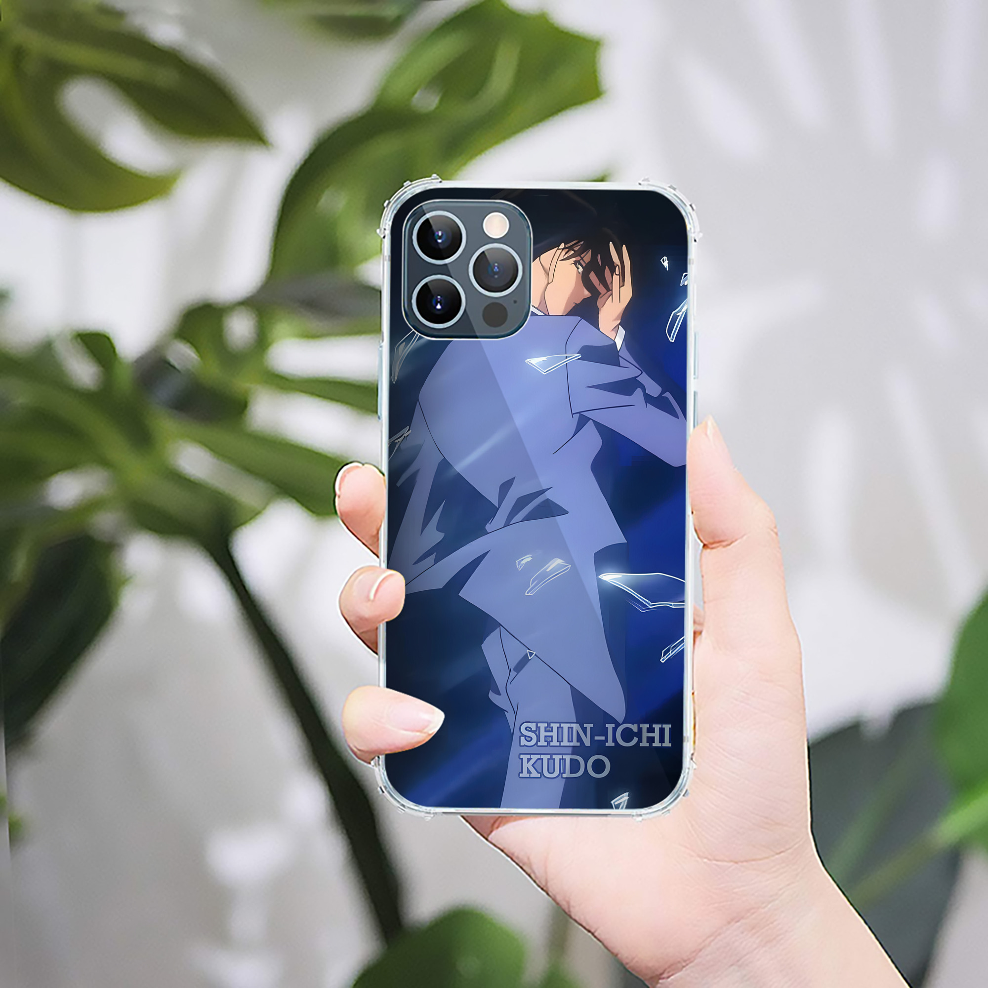 （画像用） 名探偵コナン Detective Conan 【iPhone 12シリーズ対応】透明スマホケース（クリアソフトケース）